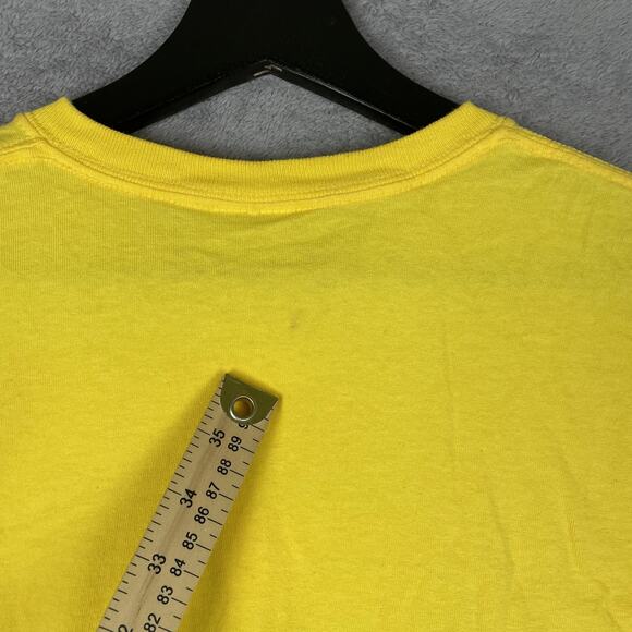 Oregon Ducks Shirt Mens Medium Yellow NCAA Football Rose Bowl Game 2010 Pasadena - Picture 4 of 9